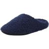 imageKingSize Mens Sherpa SlippersMidnight Navy 0018