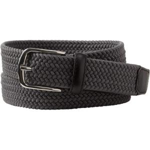 imageKingSize Mens Elastic Braided BeltCharcoal