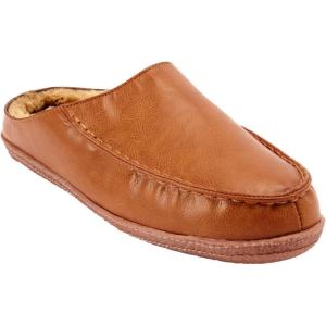 imageKingSize Mens Wide Width FurLined Clog SlippersChestnut 0172