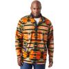 imageKingSize Mens Big ampamp Tall Explorer Fleece PulloverOlive Aztec