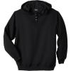 imageKingSize Mens Big ampamp Tall Fleece Pullover HenleyBlack