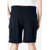 imageKingSize Mens Big ampamp Tall Fleece 10quot Cargo ShortsBlack 1333