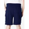 imageKingSize Mens Big ampamp Tall Fleece 10quot Cargo ShortsNavy 1336