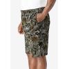 imageKingSize Mens Big ampamp Tall Fleece 10quot Cargo ShortsWoods Camo