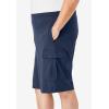 imageKingSize Mens Big ampamp Tall Lightweight Jersey Cargo ShortsDeep Olive