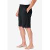 imageKingSize Mens Big ampamp Tall Lightweight Jersey ShortsBlack 3 Pack