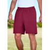 imageKingSize Mens Big ampamp Tall Lightweight Jersey ShortsHeather Deep Burgundy 2562