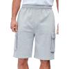 imageKingSize Mens Big ampamp Tall Fleece 10quot Cargo ShortsHeather Grey 1512