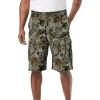 imageKingSize Mens Big ampamp Tall Fleece 10quot Cargo ShortsWoods Camo