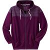 imageKingSize Mens Big ampamp Tall French Terry Snow Lodge HoodieDark Burgundy