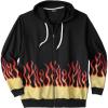 imageKingSize Mens Big ampamp Tall French Terry Snow Lodge HoodieFlames