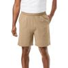 imageKingSize Mens Big ampamp Tall Lightweight Jersey ShortsHeather Khaki