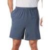 imageKingSize Mens Big ampamp Tall Lightweight Jersey ShortsHeather Slate Blue 1580