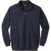 imageKingSize Mens Big ampamp Tall Quarter Zip Fleece SweaterSlate Blue Marl