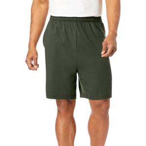 imageKingSize Mens Big ampamp Tall Lightweight Jersey ShortsDeep Olive