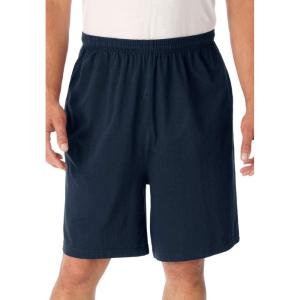 imageKingSize Mens Big ampamp Tall Lightweight Jersey ShortsNavy 0601