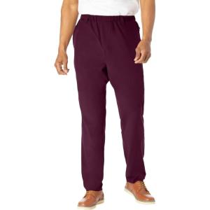 imageKingSize Mens Big ampamp Tall Lightweight PantsDeep Burgundy