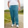 imageKingSize Mens Big ampamp Tall Explorer Plush Fleece PantsCharcoal Marl