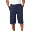 imageKingSize Mens Big ampamp Tall Fleece Extra Long ShortNavy