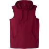 imageKingSize Mens Big ampamp Tall Lightweight Muscle Hoodie TeeRich Burgundy