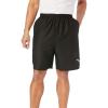 imageKingSize Mens Big ampamp Tall Performance Mesh Side Panel ShortsBlack