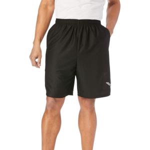imageKingSize Mens Big ampamp Tall Performance Mesh Side Panel ShortsBlack
