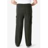 imageKingSize Mens Big ampamp Tall Explorer Plush Fleece Cargo PantsBlack 0943