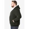 imageKingSize Mens Big ampamp Tall Explorer Plush Fleece HoodieForest Green