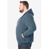 imageKingSize Mens Big ampamp Tall Explorer Plush Fleece HoodieIndigo