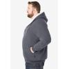 imageKingSize Mens Big ampamp Tall Explorer Plush Fleece HoodieSteel