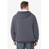 imageKingSize Mens Big ampamp Tall Explorer Plush Fleece HoodieSteel