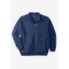 imageKingSize Mens Big ampamp Tall FullZip Fleece JacketNavy Colorblock