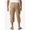 imageKingSize Mens Big ampamp Tall Gauze Cargo Judo ShortsBlack 2321