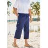 imageKingSize Mens Big ampamp Tall Gauze Cargo Judo ShortsNavy 2326