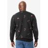 imageKingSize Mens Big ampamp Tall Graphic Fleece SweatshirtAngry Gingerbread