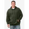 imageKingSize Mens Big ampamp Tall Tall UltraComfort Fleece PulloverBlack