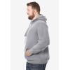 imageKingSize Mens Big ampamp Tall Tall UltraComfort Fleece PulloverGrey