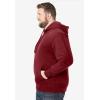 imageKingSize Mens Big ampamp Tall Tall UltraComfort Fleece PulloverRich Burgundy