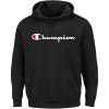 imageChampion Mens Big ampamp Tall Script HoodieBlack