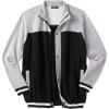 imageKingSize Mens Big ampamp Tall Coaches Collection BasketballInspired JacketBlack