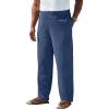 imageKingSize Mens Big ampamp Tall Elastic Waist Gauze Cotton PantsNavy 0681