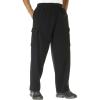 imageKingSize Mens Big ampamp Tall Explorer Plush Fleece Cargo PantsBlack 0943