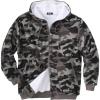 imageKingSize Mens Big ampamp Tall Explorer Plush Fleece HoodieGray Smoke Camo