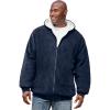 imageKingSize Mens Big ampamp Tall Explorer Plush Fleece HoodieNavy