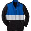 imageKingSize Mens Big ampamp Tall FullZip Fleece JacketBlack Colorblock