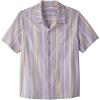 imageKingSize Mens Big ampamp Tall Gauze Camp ShirtDark Salmon Stripe