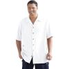 imageKingSize Mens Big ampamp Tall Gauze Camp ShirtWhite 1754