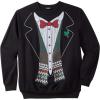 imageKingSize Mens Big ampamp Tall Graphic Fleece SweatshirtTuxedo