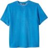 imageKingSize Mens Big ampamp Tall ShortSleeve Fleece SweatshirtBright Blue