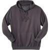 imageKingSize Mens Big ampamp Tall Tall UltraComfort Fleece PulloverHeather Charcoal